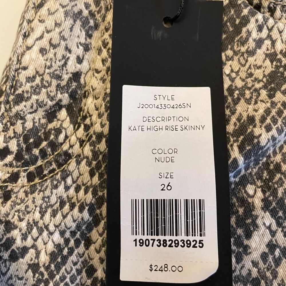 Veronica Beard High -Rise Skinny Jeans NWT. Size 26 - Picture 3 of 5
